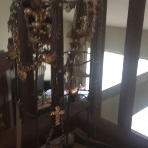 A variety of assorted necklaces and bracelets